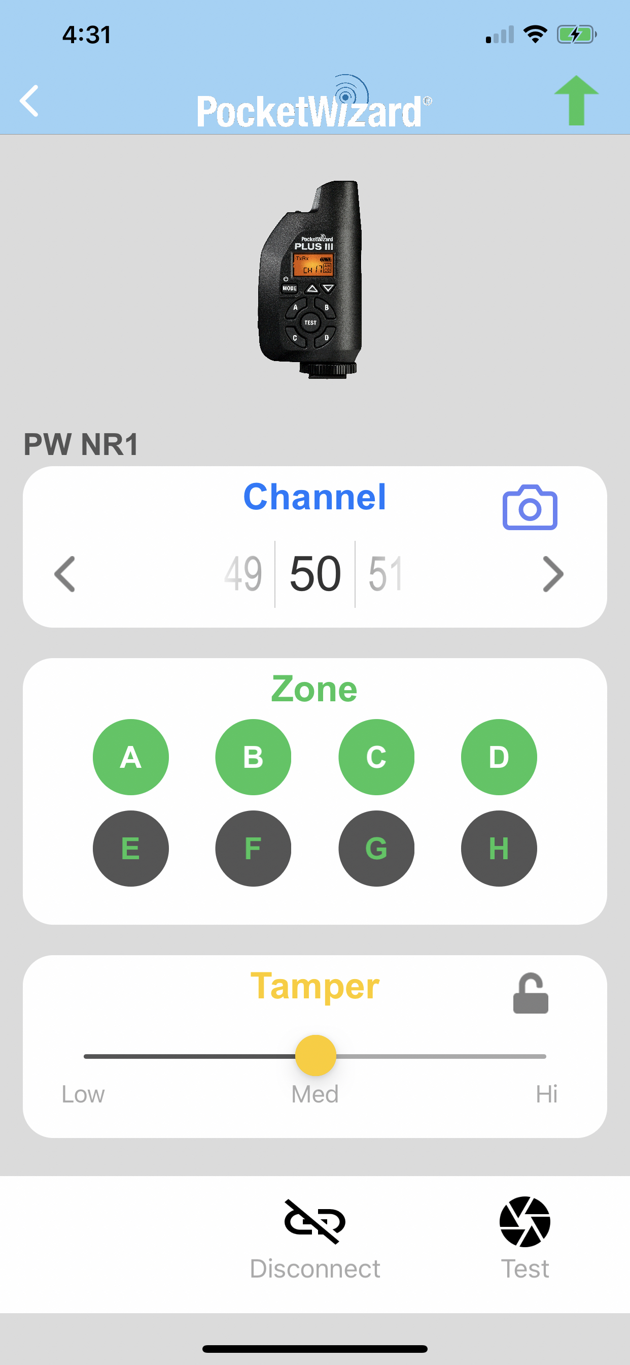 <span style="color:#777777;"> Device BLE Control </span>